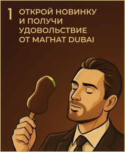 Шаг 1: открой новинку Магнат DUBAI