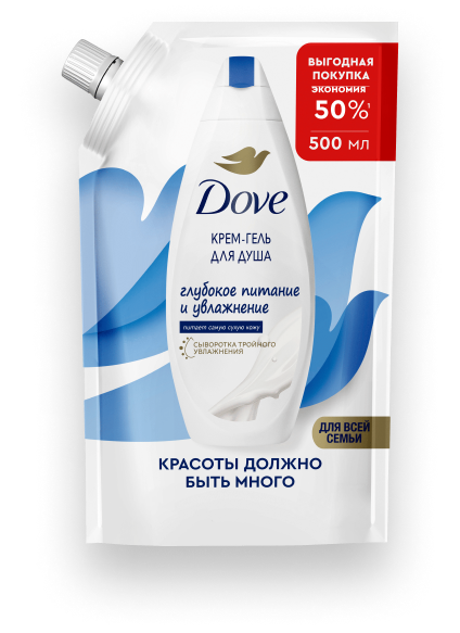Крем-гель для душа Dove Глубокое питание и&nbsp;увлажнение